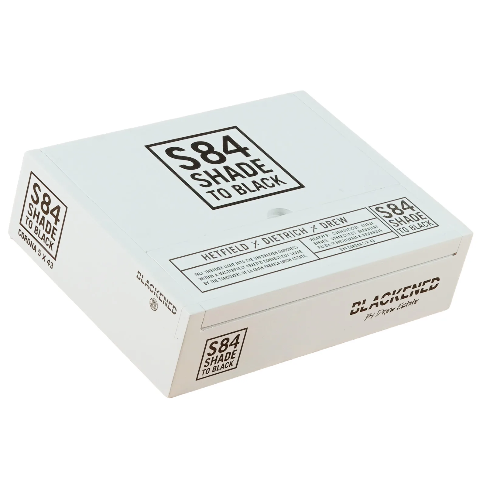 Blackened S84 - Shade to Black Corona Box 20ct